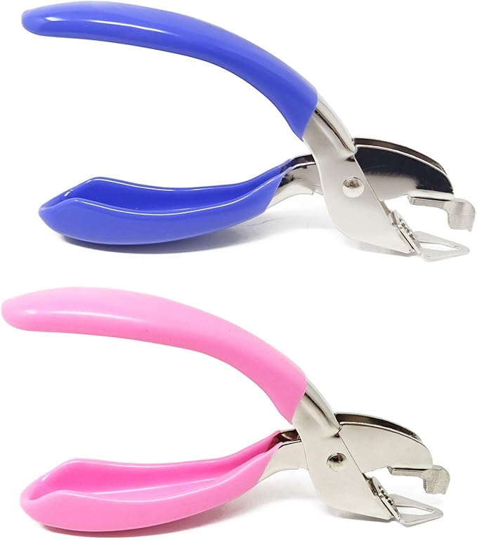 Honbay 2PCS Handheld Staple Removers Staple Removal Tool, Comfortable to Use, No Paper Damage