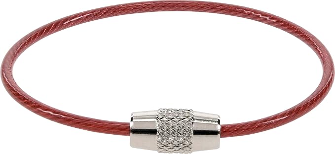 Hillman Cable Ring 6" with Lock, Steel, 1 Pack