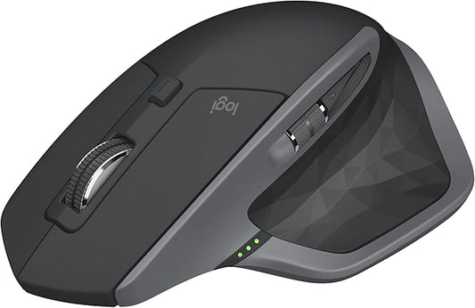 Logitech MX Master 2S Bluetooth Edition Wireless Mouse, Multi-Surface, Hyper-Fast Scrolling, Ergonomic, Rechargeable, Connects Up to 3 Mac/PC Computers,Color-Graphite.