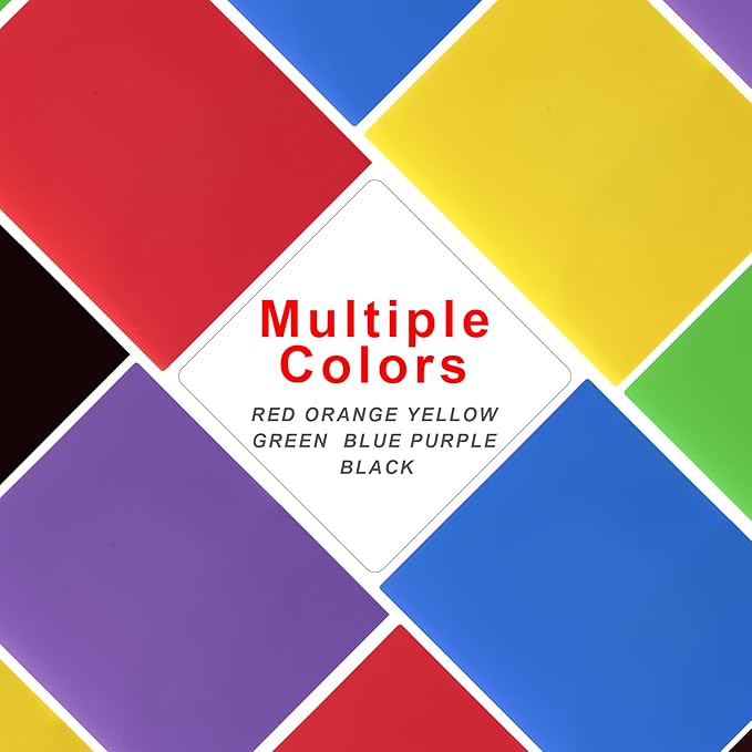 Plastic Folders with Pockets (7 Pack, Pink), Durable Heavy Duty File Folders with Business Card Slot, 2-Pocket Folder for Schoolwork & Office,Letter Size