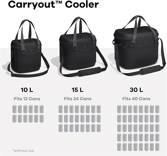 Hydro Flask Carryout Cooler - Insulated Portable Soft Cooler - 30 L Capacity in Capri Blue