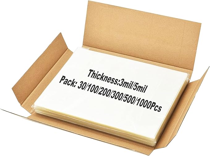 500 Pack Laminating Sheets, Clear 9 x 11.5 Inch Thermal Laminating Pouches for Thermal Laminator, 5 Mil Lamination Sheet Paper, Letter Size, HeatSeal