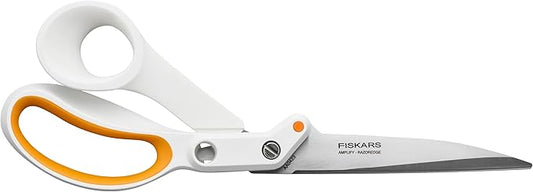 Fiskars Amplify RazorEdge Fabric Scissors - 10" Heavy Duty Fabric Shears with SoftGrip Ergonomic Handle, Premier Grade Stainless Steel Blades