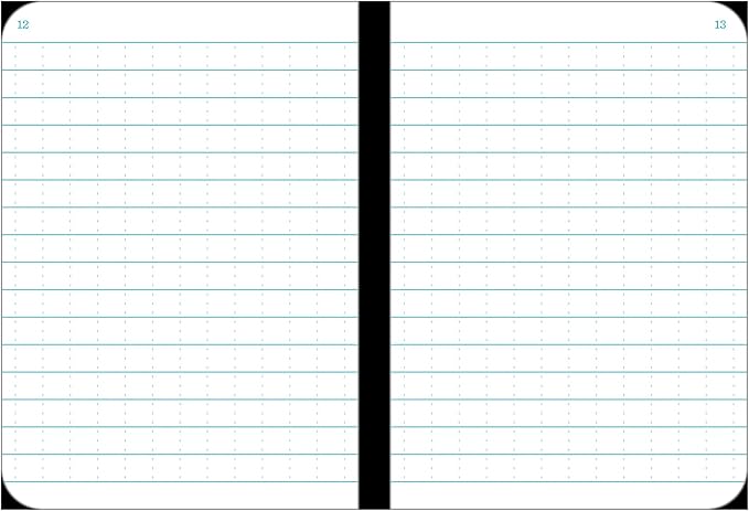 Rite in the Rain Weatherproof Mini Stapled Notebook, 3.25" x 4.625", Yellow Cover, Universal Pattern, 3 Pack (No. 371FX-M)