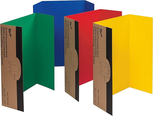 Pacon Presentation Board, Assorted Colors 24