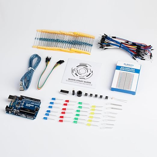 ELEGOO UNO Project Basic Starter Kit with Tutorial and UNO R3 Compatible with Arduino IDE