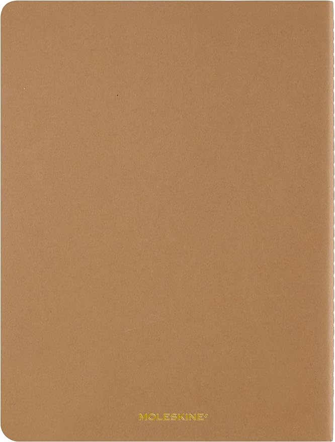 Moleskine Wizarding World Harry Potter Limited Edition Spells Collection, Wingardium Leviosa Cahier Journal, Soft Cover, XL (7.5" x 9.5"), Kraft Brown, 120 pages