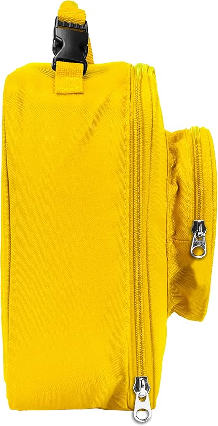 LEGO Lunch Bag, Durable and Insulated, with Mesh Pouch and Zip Compartment, Perfect for On-the-Go Meals, Yellow