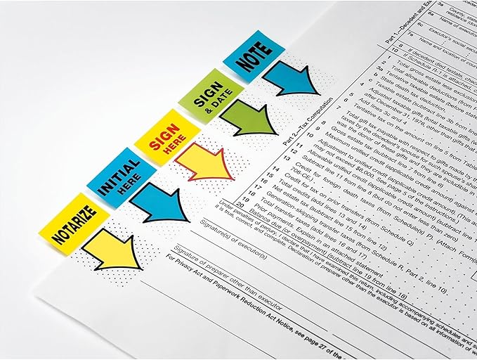 Post-it 680HVSD Flags w/Dispenser,-Inch Sign/Date-Inch,1-Inch x1-3/4-Inch,200 Flags/PK,Green
