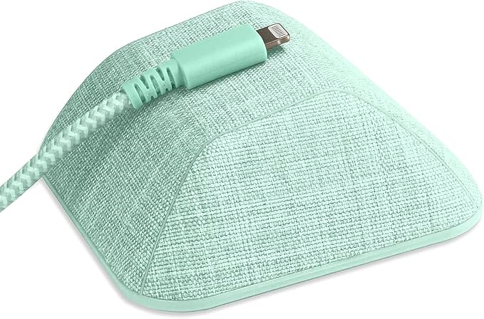 Smartish® Magnetic Cord Holder - Cable Wrangler Organizer with Magnet Clips for Charger Management on Desktop, Nightstand, or Side Table for All Cables, USB-C, Lightning Cables - Teal Me More