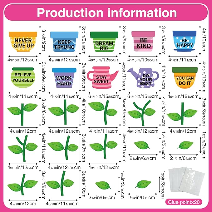 108pcs 3D Spring Bulletin Board Decorations Set Our Classroom is in Full Bloom Butterfly Flower Floral Cutouts Spring Bulletin Board for Motivational Classroom School Home