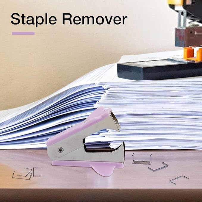 2Pcs Stapler Puller, Stapler Removals Remover - Staple Puller Tool with Non-Slip Grip Wear- Desk Staplers, Staple Remover, Staple Remover Tool