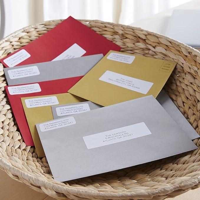 DYMO Authentic LW Mailing Address Labels | DYMO Labels for LabelWriter Label Printers (1-1/8" x 3-1/2"), 2 Rolls of 130 (260 Total)
