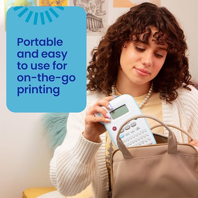 Brother P-Touch PT-N10 Personal Handheld Label Maker,Portable and Prints,P-Touch Btag ~½” (12mm) Wide Color Personalized Label Tapes,(Pack of 3)