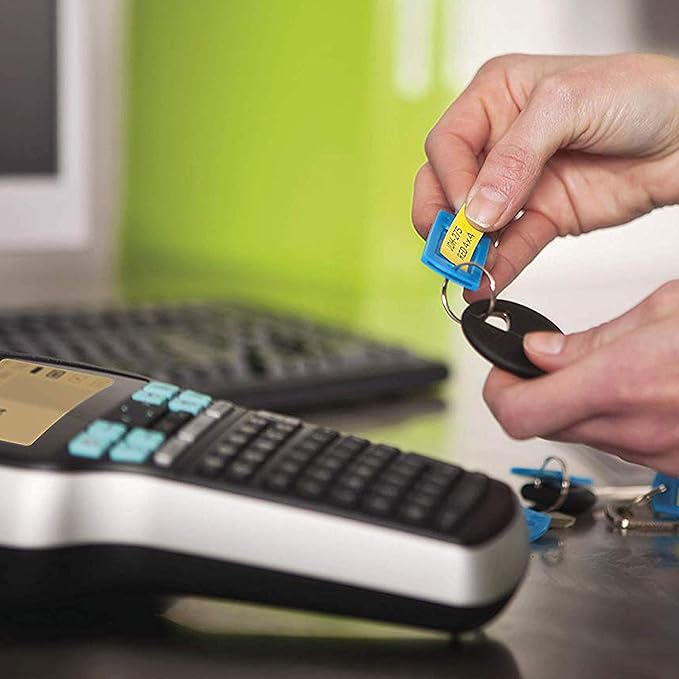 DYMO Label Maker with Adapter LabelManager 420P High-Performance Label Maker Rechargeable PC and Mac Connectivity Bright Backlit Display Easy-to-Use Portable For Home & Office Organization