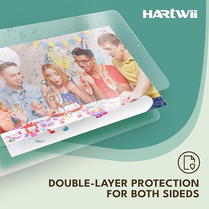 25 Pack Self-Sealing Laminating Pouches 4x6 Inch,10 Mil Thick Double-Sided Self Adhesive Lamination Pouches,Waterproof Photo Laminating Sheets No Laminator Machine Need