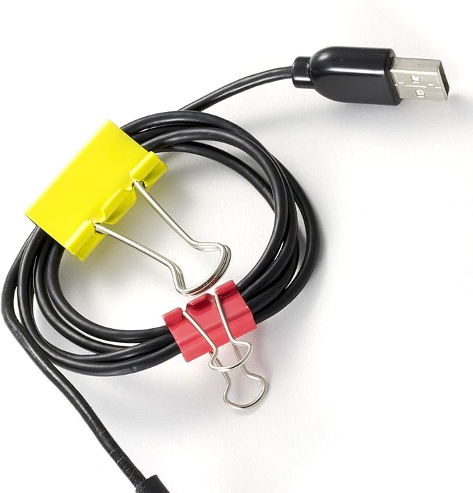OfficemateOIC Binder Clips, Assorted Colors and Sizes, 30 Clips per Tub (31026)