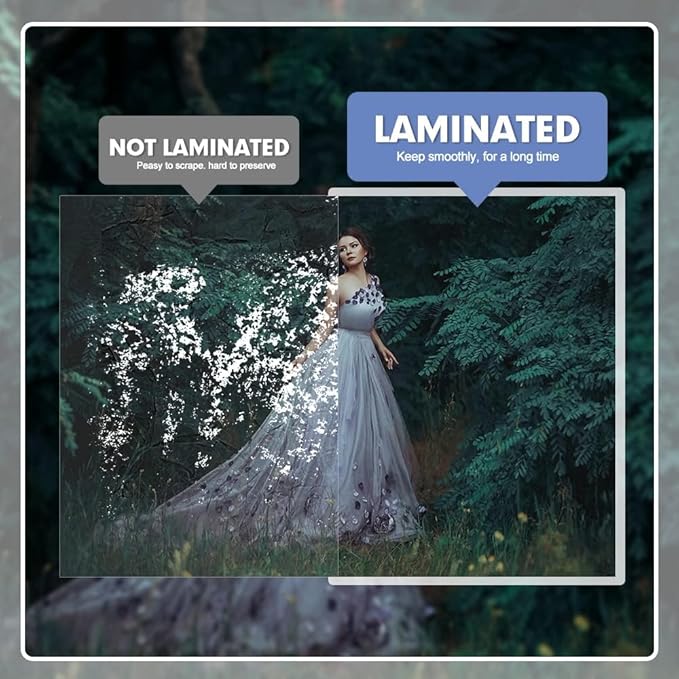 Laminating Sheets, PANDRI 600 Pack Thermal Laminator Pouches Holds 8.5 x 11 Inch, 3 Mil Clear Laminator Paper 9 x 11.5 Inch, Letter Size