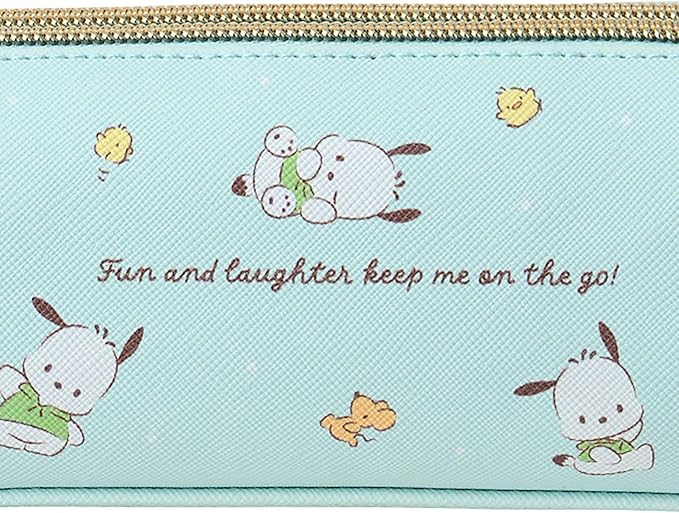 Sanrio 534706 Pochacco Double Zipper Pen Case