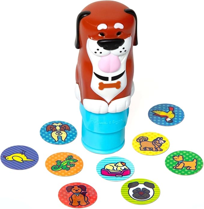 Melissa & Doug Sticker Wow!™ Dog Bundle: 24-Page Activity Book, Refillable Sticker Stamper, Mini Pad, 500 Stickers, Arts and Crafts for Kids Ages 3+