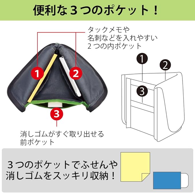 Kokuyo Pencil Case Neocritz Flat Navy (F-VBF160-1)