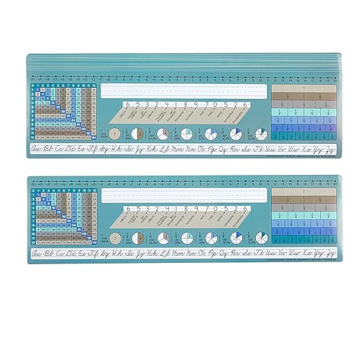 Really Good Stuff Cool and Calm Self-Adhesive Vinyl Desktop Helpers - Set of 24 - Intermediate