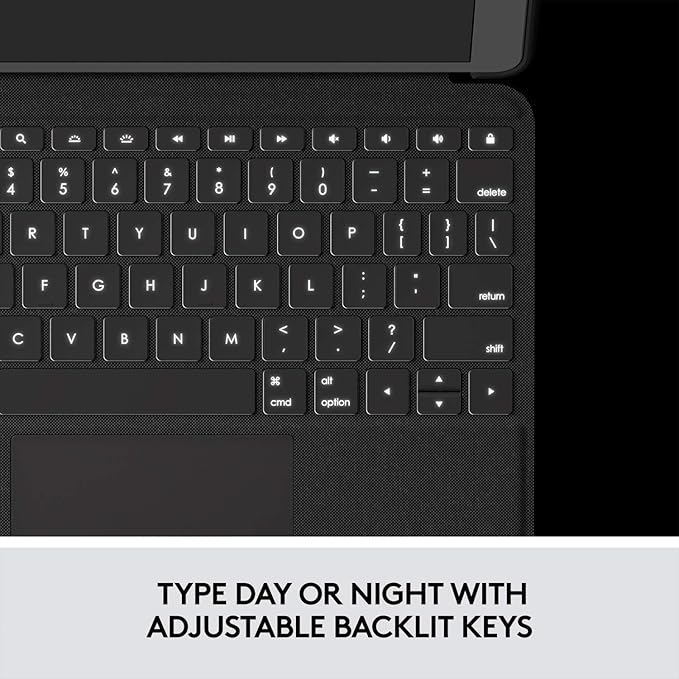 Logitech Folio Touch iPad Keyboard Case with Trackpad and Smart Connector for iPad Pro 11-inch (1st, 2nd, 3rd Generation) – Grey (Renewed)