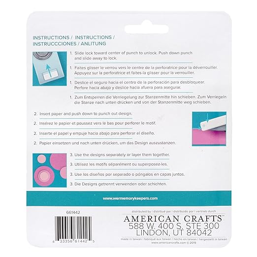 We R Memory Keepers Layering Punches 3/Pkg-Circles