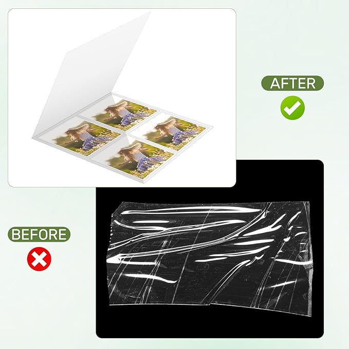 10 Pack Laminator Carrier Sleeve 9 x 15 Inch Lamination Carrier Letter Size Thermal Laminating Carriers Sheets Lamination Thermal Protection for All Brand Laminating Pouch