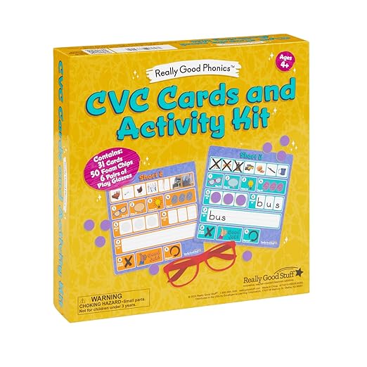 Really Good Phonics CVC Cards and Activity Kit