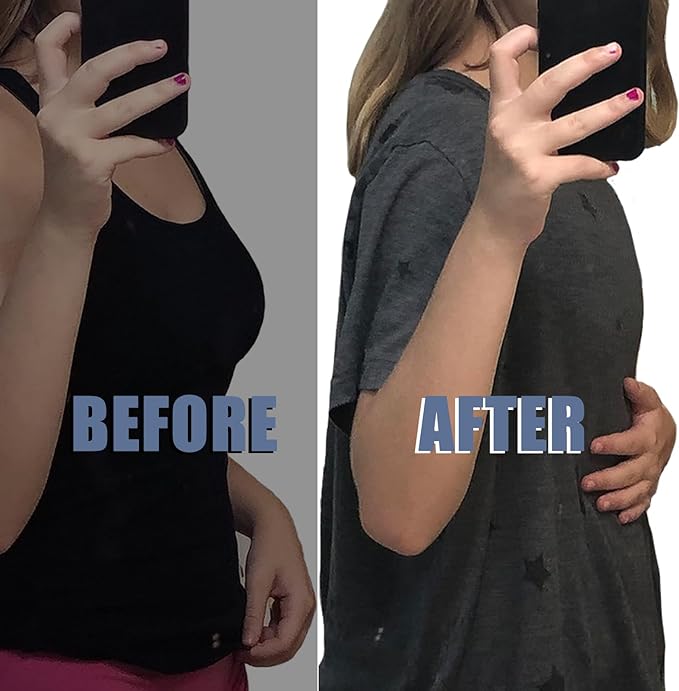 JARAZIN Zipper Chest Binder for Women Transgender FTM Half Elastic Band Bra Tank Top