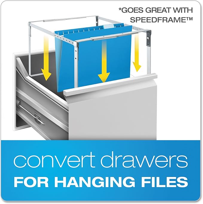 Pendaflex Reinforced Hanging File Folders, Letter Size, Orange, 1/5 Cut, 25/BX (4152 1/5 ORA)
