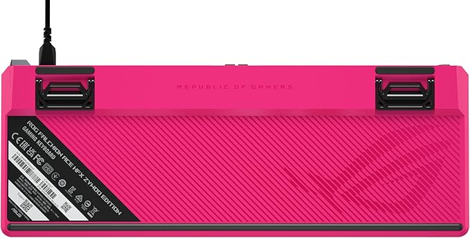 ASUS ROG Falchion Ace HFX Hall Effect Wired Gaming Keyboard – 65% TKL, Dual USB-C, Magnetic Switch, Rapid Trigger, Speed Tap, 8K Hz Polling, Touch Panel, Protective Cover, PBT Keycaps – ZywOo Edition