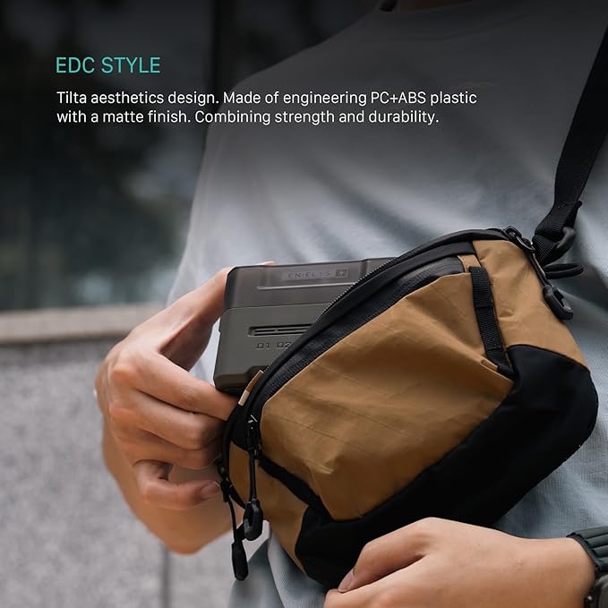 Tilta EN-EL15 Portable Charging Station - Green | Charge 4 Batteries w/USB-C PD 45W Fast Charge | Compatible with Nikon Z8, Zf, Z7II, Z6II, Z7, Z6, Z5, D850, D810, D750, D610, D500, D7500, D7200