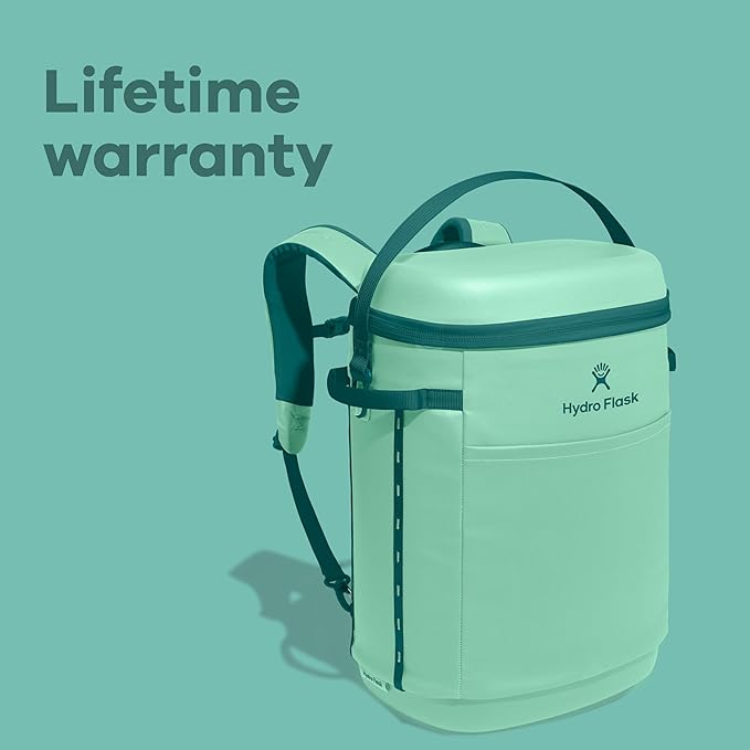 Hydro Flask Carryout Cooler Backpack - Insulated Portable Soft Cooler - 20 L Capacity in Harbor Blue