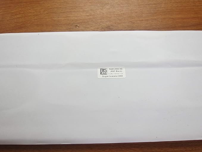 Ram 2500 Heavy Duty Flat Black & Red Lettering Nameplate New Mopar OEM