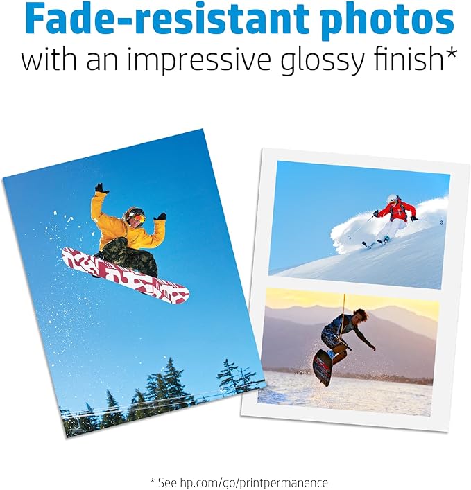 HP Advanced Photo Paper,Glossy,8.5x11 in,50 sheets (Q7853A),(Pack of 5)