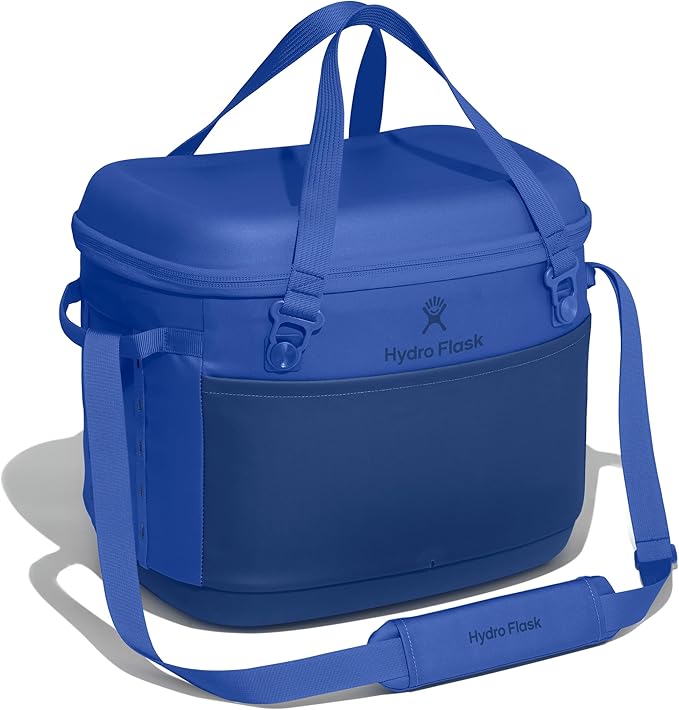 Hydro Flask Carryout Cooler - Insulated Portable Soft Cooler - 30 L Capacity in Capri Blue