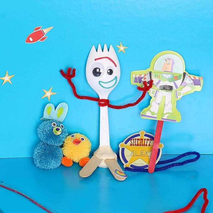 Disney-Pixar's Toy Story Creativity Set – Art Activity Kit with Stickers, Coloring Sheets, Markers & More – Fun Travel Set for Kids, Party Favor & Gift for Ages 3+
