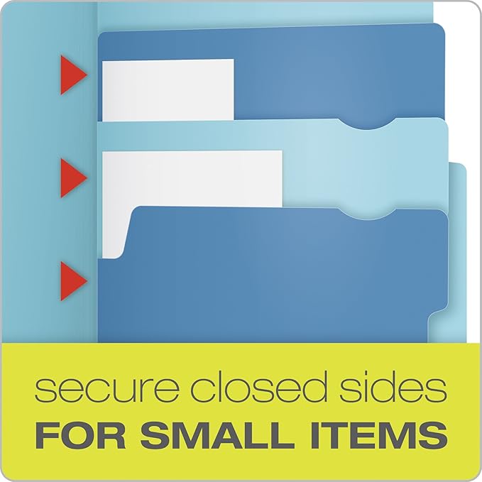 Pendaflex Divide-It-Up File Folder, Letter Size, 24 Count, Assorted Colors (10772)