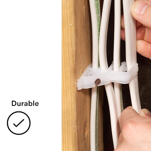 3M Cable Stacker SI-1– Multi-Cable, Electrical Wire Organizer and Spacer for General Use, Wire Stacker, Routes cables in an organized way, RoHS 2011/65/EU Compliant, Easy Installation (Pack of 25)