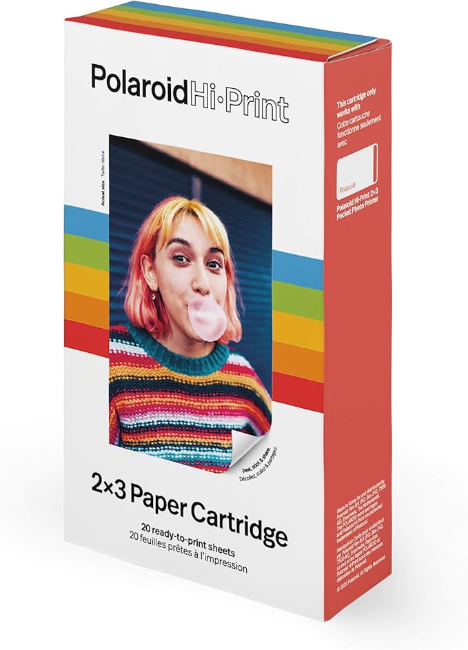 Polaroid Hi-Print Paper - Triple Pack of 2x3 Paper Cartridge (60 Sheets)