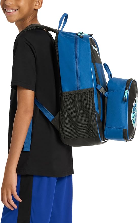 PUMA Unisex Kid's Colony Lunch Kit & Backpack Combo, High Risk Red/Black, Medium