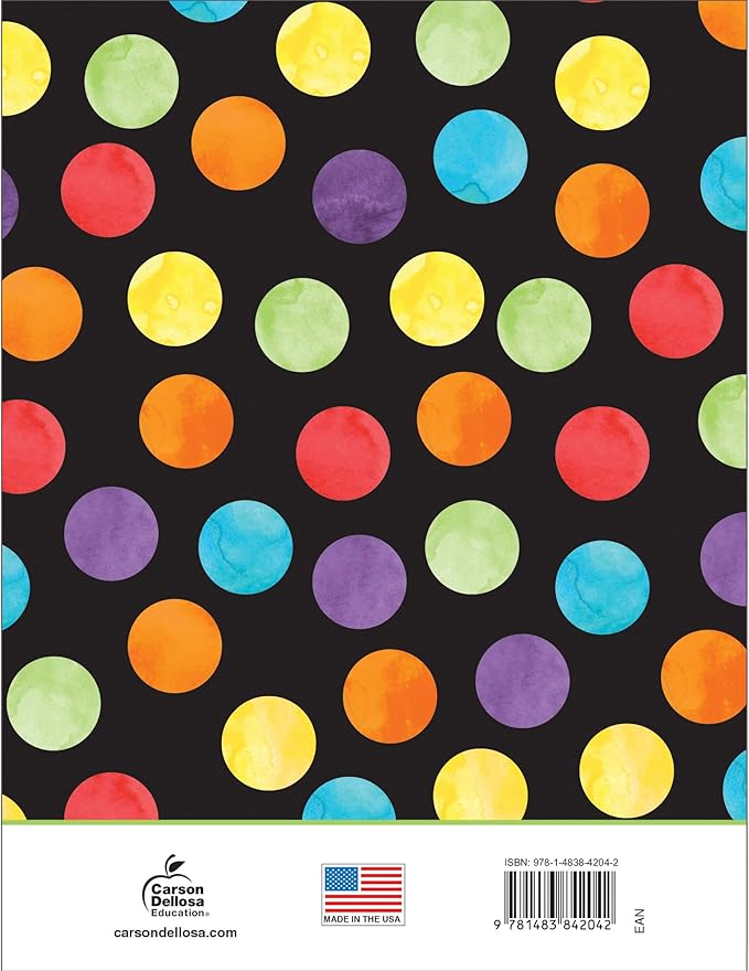 Carson Dellosa Celebrate Learning Teacher Planner 2025-2026, Undated 8" x 11" Lesson Plan Book With Stickers, Class Schedule, and Weekly Calendar School Supplies, Homeschool and Classroom Must Haves