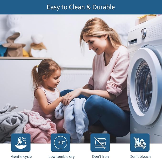 Waterproof Mattress Protector Full XL Size,Mattress Cover Protector, Smooth Top Mattress Protector for Kids, Breathable Skin Friendly and Noiseless Fitted Sheet,Full XL Size,Polyester
