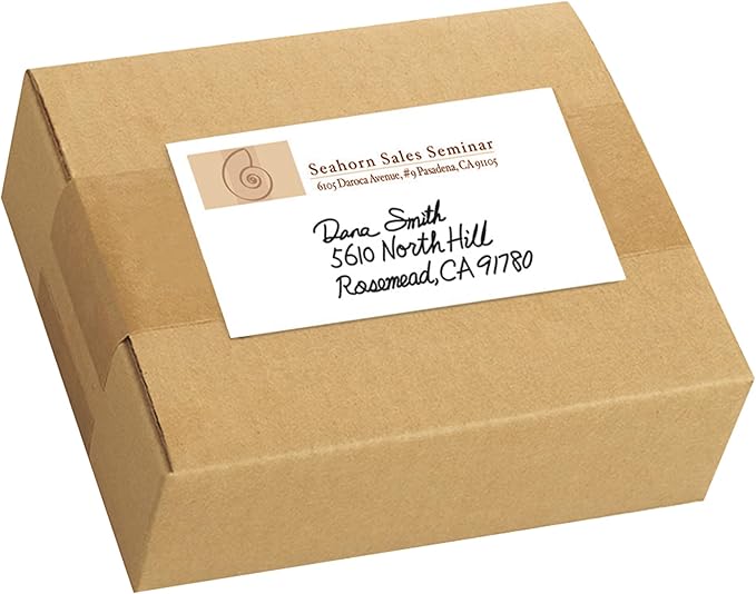 Avery Printable All-Purpose Removable Labels, 2" x 4", Customizable Blank White Labels, Write or Print, Great for Organization Projects, 2 Packs, 200 Total (7827)
