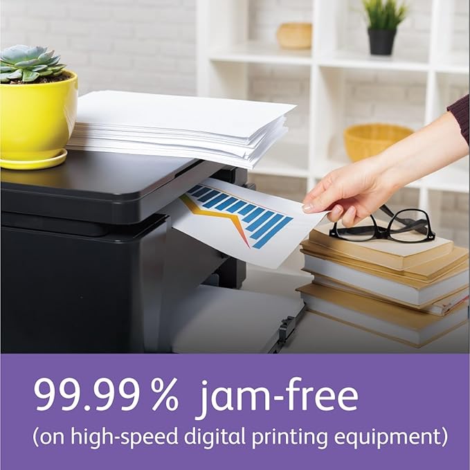 Xerox Digital Color Xpressions Elite Paper, 28 lb. 8.5 x 11 Inches, Blue/White, 500 Sheets (3R11760)