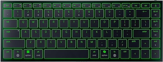 Razer Joro Portable Wireless Gaming Keyboard: Thin, Light, Compact - Chroma RGB - Low Profile Switches - Bluetooth - Long Battery Life - Snap Tap - For PC & Mac Laptops, Steam Deck, Smartphone, Tablet
