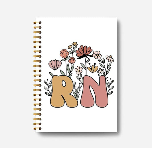RN Registered Nurse Gifts Notebook Journal - RN Gifts for Nurses, RN Nurse Graduation Gift, Nurse Appreciation Gifts, Nurse Practitioner Gifts for Women, Spiral Notebook 5.5x8.3