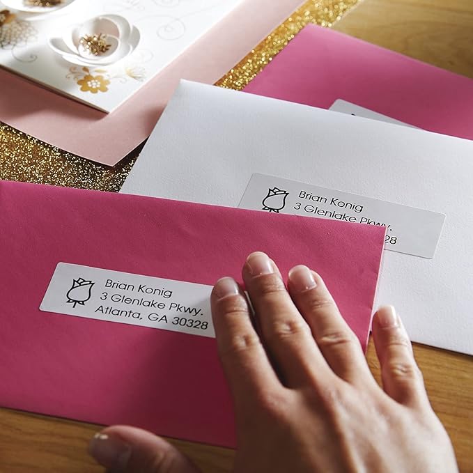 DYMO Authentic LW Mailing Address Labels | DYMO Labels for LabelWriter Label Printers (1-1/8" x 3-1/2"), 2 Rolls of 130 (260 Total)